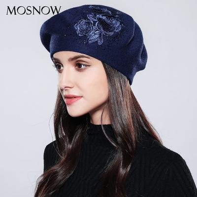Women Winter Rex Rabbit Fur Knitted Beret Hat Cap Adult Fashion Warm Party Gift