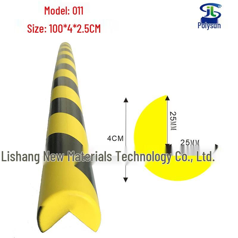 

Industrial Anti-Collision PU Foam Yellow-Black Wall Corner Protector Strip