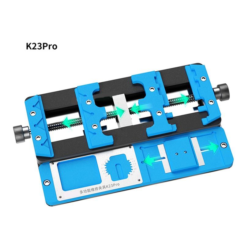 A58Z K23 Pro Rostfritt Stål Telefonreparationsfixtur Mobiltelefon Moderkort Fixerad Universell Lagerfixtur Pcb Ic Chip Svetsning T