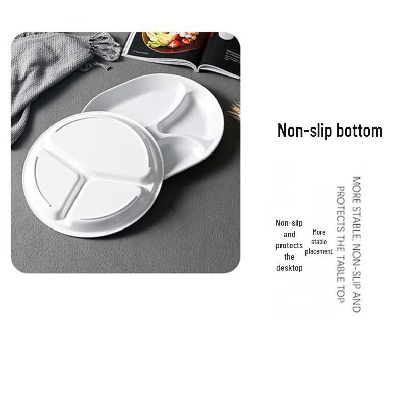 Bruchsichere Melamin-Mehrkammer-Speiseteller