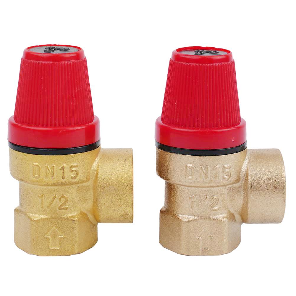 Diaphragm Brass Safety Valve /2 Inch Drain Relief Switch Pressure Level 3 Bar To 7 Bar Drain Valve For Solar Water Heater