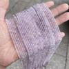 2x3mm Natural Purple Jade Faceted Abacus & Amethyst Spacer Beads for DIY Jewelry