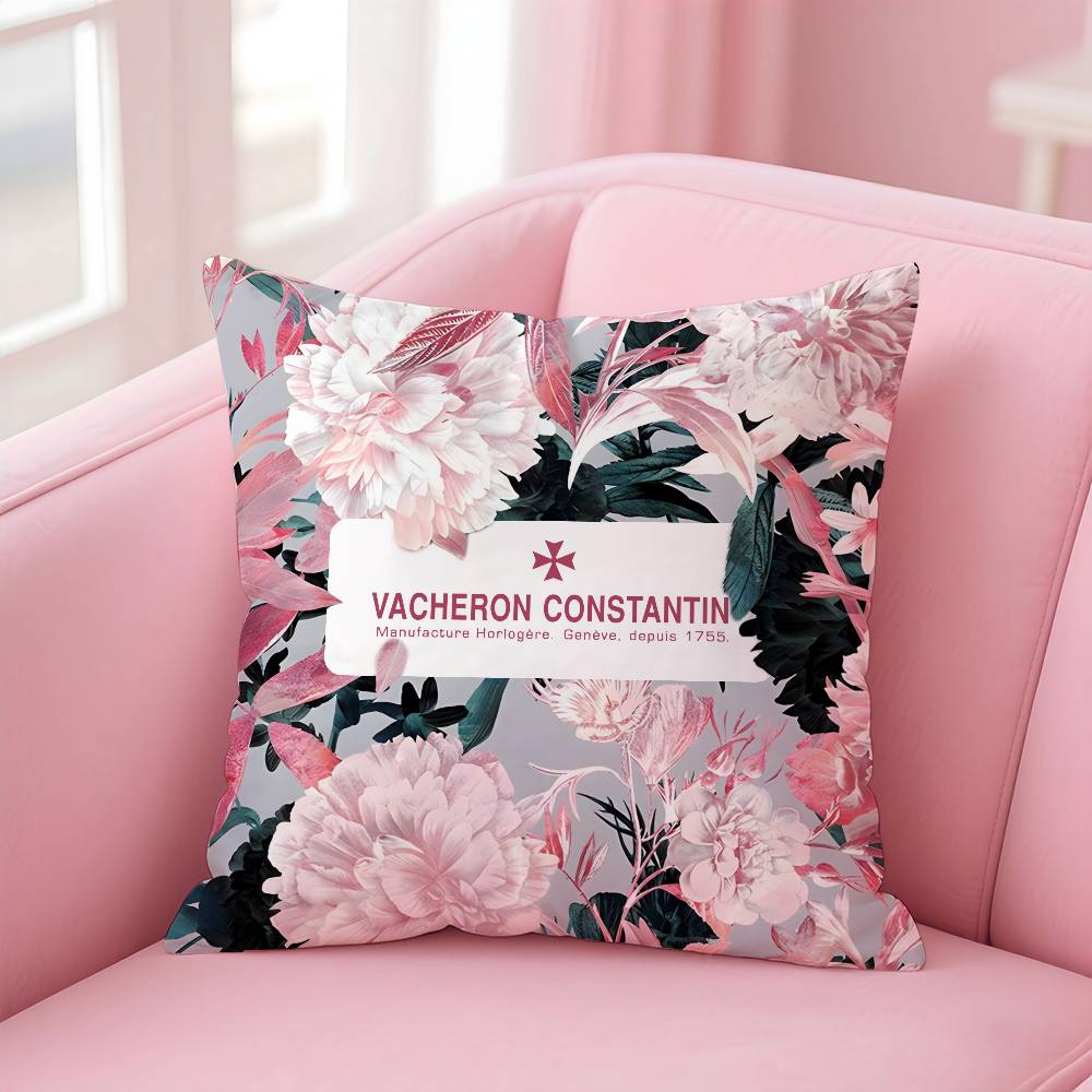 Mode V-Vacherons C-Constantin Kissenbezug Milbenschutz Kissenbezug Unsichtbarer Reißverschluss Seidiger Kurzplüsch Sofakissenbezug