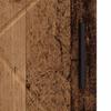 Bathroom Cabinet with Storage and Door Rustic Wood Finish 30 X 35 X 95 Cm