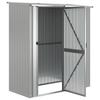 Vidaxl Szopa Ogrodowa, Szara, 180,5X97X209,5 Cm, Stal