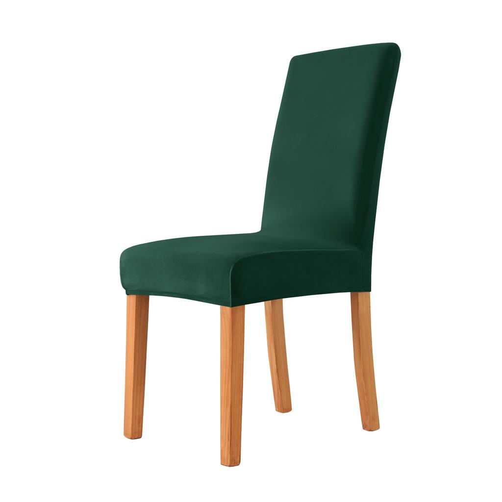 Velvet Fabric Chair Cover Super Soft Chair Covers For Dining Room Luxurious Office Seat Cases Stretch For Banquet