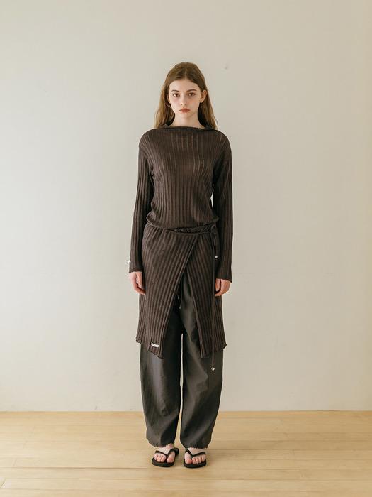 TINKNIT Pony Cotton Pants _ White