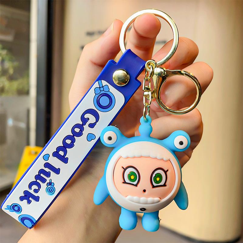Egg Boy Party Doll Pendant Exquisite Female Couple Keychain Car Doll Keychain Student Backpack Hanging Accessories