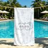 Towel Cartoon For Outdoor Camping Beach Towel Super Cute Absorbent Quick-Drying M-Momonga-Es Summer Towel