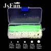 Luminous Fishing Beads Tube 170Pcs/Set Hard Rubber Rig Tube Sleeve Accessories Floating Glow Fishing Beads Fishing Fishing Tools