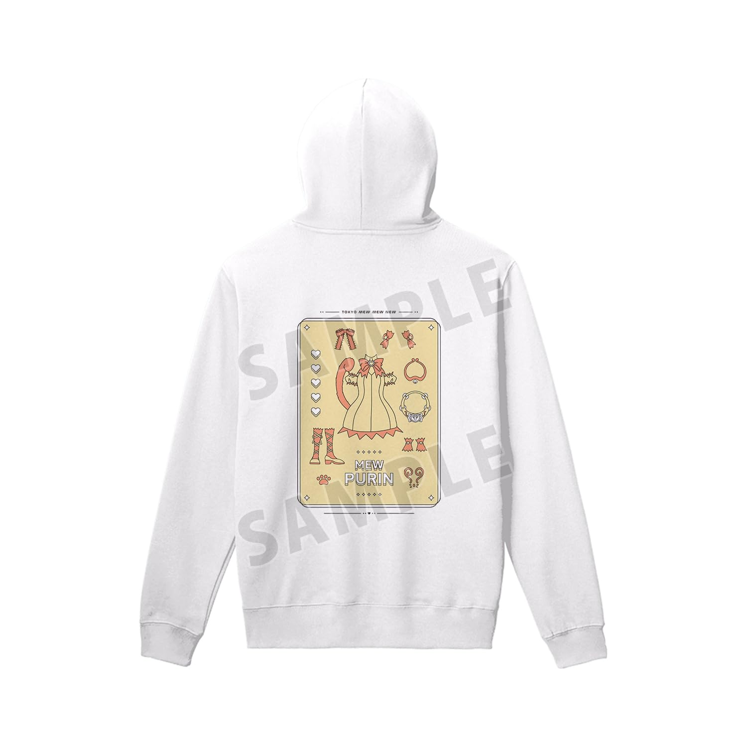 Tokyo Mew Mew New Mew Pudding Battle Costume Hoodie, Men s, XL Size