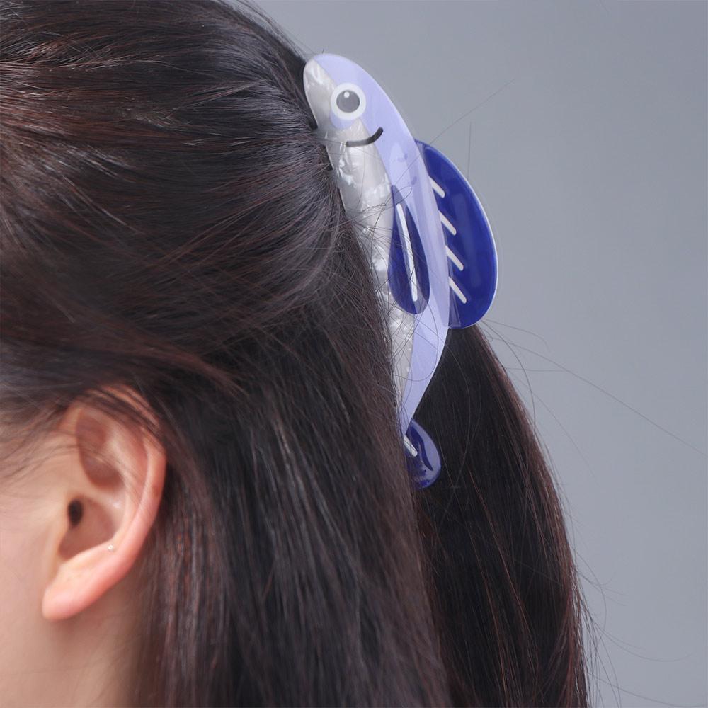 Geometry Ocean Sardine Hair Clip Hairpin Plastic Grab Clip Creative Large Hair Claw  Party