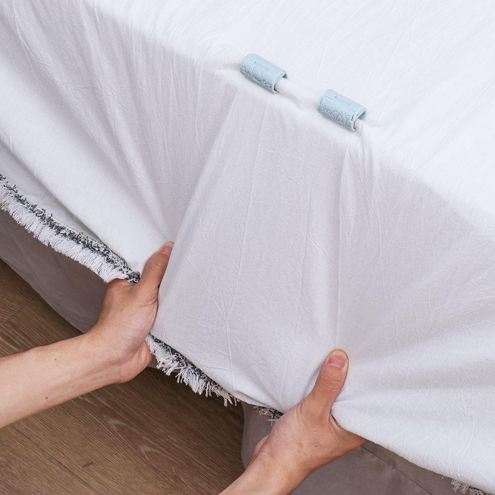 6PCS Household Mattress Buckle Needle-free Sheet Holder Bed Pegs Clamp Sheet Clips Invisible Quilt Bed Cover