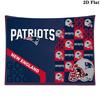 New England Patriots Logo Wall Tapestry Aesthetic Wall Hanging Printed Fabric Blanket Decorative Tapestries for Bedroom Living Room Home Decor