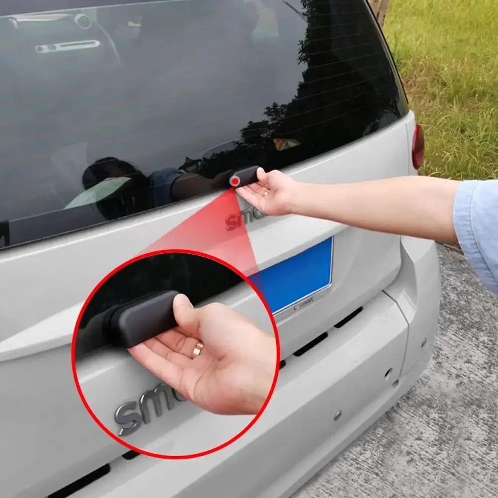 Car Rear Bumper Trunk Back Door Handle Sticker Auxiliary Knob Exterior Decoration Auto Car Accessories for Old Smart Fortwo 451
