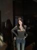 Spicy V-Neck Long-Sleeve Velvet T-Shirt Women's Slim Fit Cinched Waist Base Layer Black Top