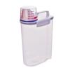 Sealed Coffee Bean Jar Dog Cat Food Pail Plastic Storage Tank Measuring Cup Container Moisture-proof Pet Supplies Accessories