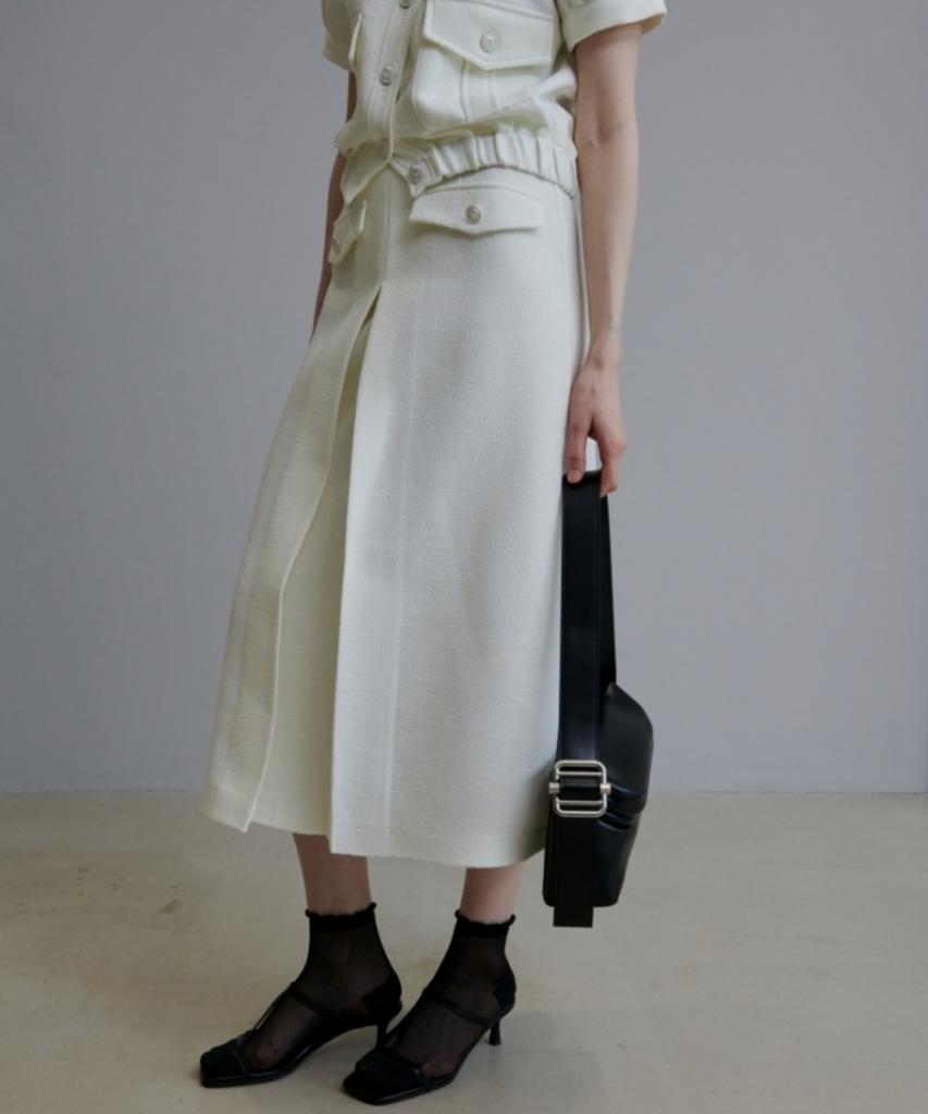 Owaiwai Cation Tweed Skirt_I