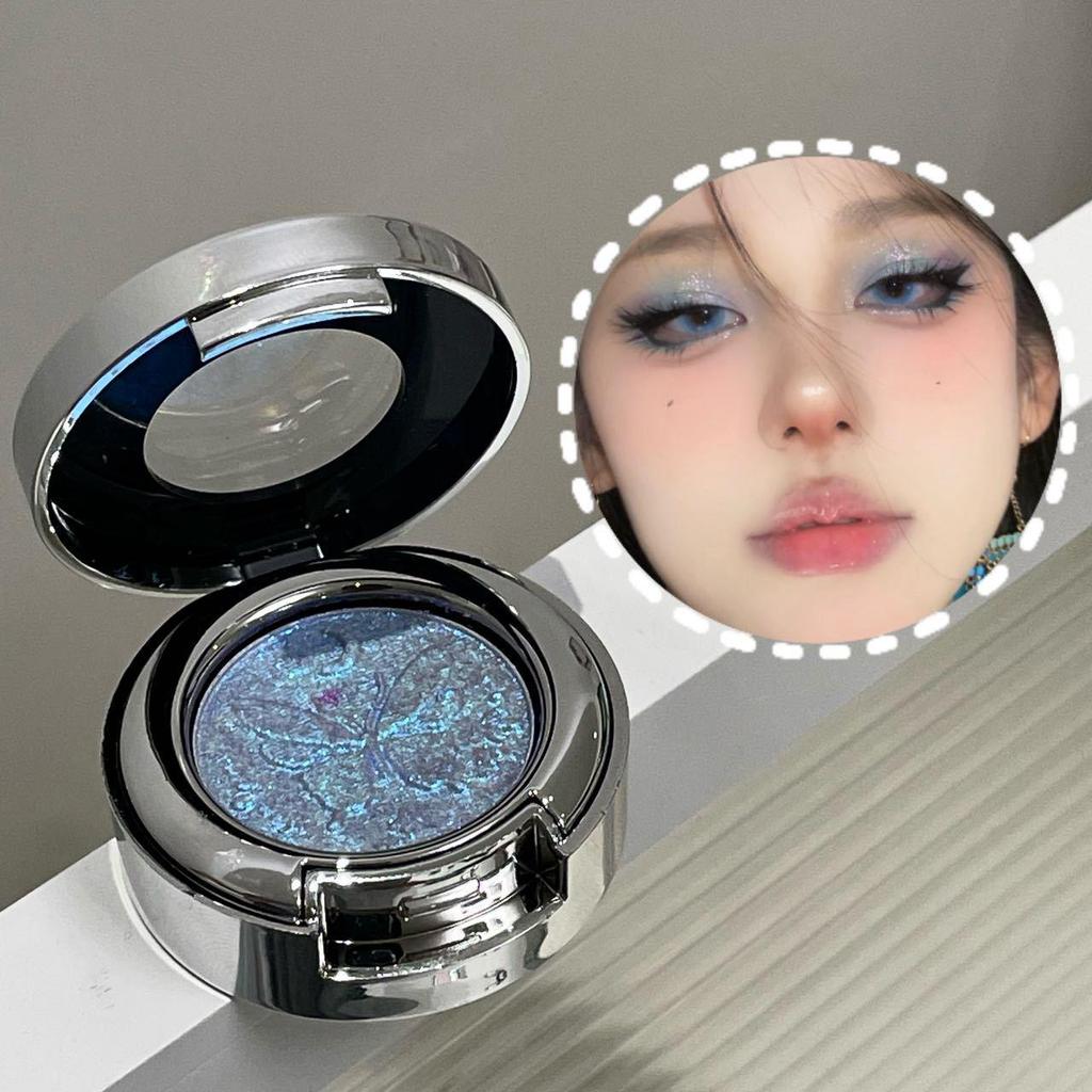 Flashy Silver Chameleon Highlighter: Icy Shimmer for Daily Brightening