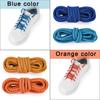 1Pair 4mm Round Running Shoe Ropes Reflective Shoelaces-Sneaker Shoestrings Night Running Fluorescent Shoe Rope Shoe Accessories