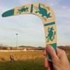 New Kangaroo Throwback V Shaped Boomerang Flying Disc Throw Catch Outdoor Game Kids Toys Parent-child Interactive Game Props
