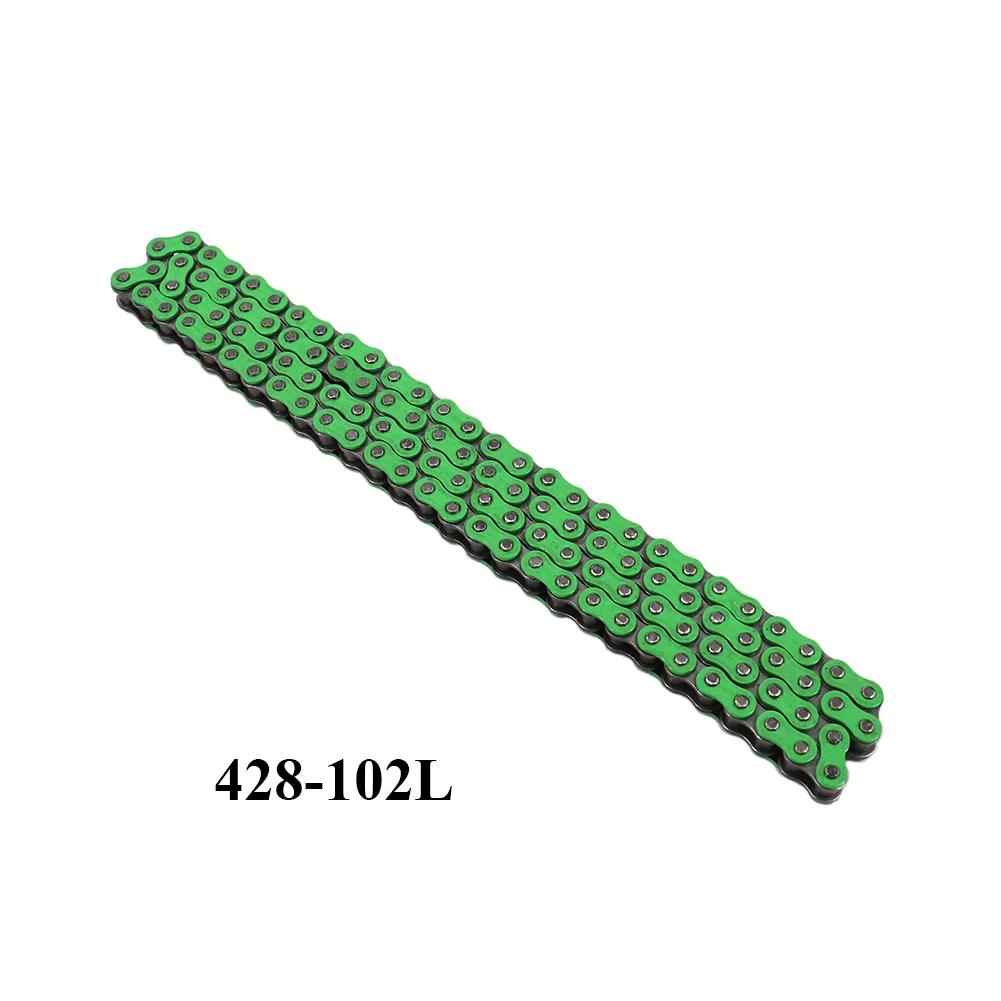 Universal Colorful Motorcycle Chain Oil Seal Chain O-Ring 428 Chains 90L 92L 96L 110L Links for ATV Quad MX Enduro Motard Racing