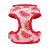 Mesh Nylon Dog Harness Cute Printed Puppy Harnesses Vest Soft Breathable Pet Vests Adjustable For Small Medium Large Dogs Pug