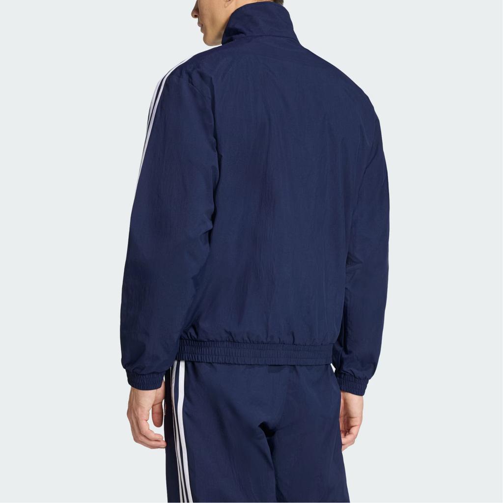 Adidas Originals Firebird Woven Three Stripe Stand Collar Zip Sports Long Sleeve Jacket Men Jackets KE1365