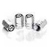 4pcs Aluminum Alloy Car Wheel Tire Valve Caps Tyre Rim Stem Covers Dustproof Tire Cap For Honda Toyota Seat VW Ford Accessories BT1