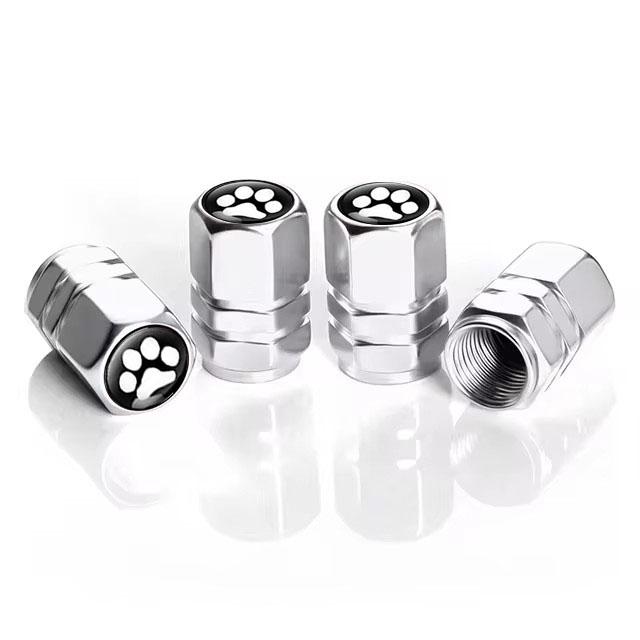 4pcs Aluminum Alloy Car Wheel Tire Valve Caps Tyre Rim Stem Covers Dustproof Tire Cap For Honda Toyota Seat VW Ford Accessories BT1