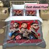 3D Fashion Rapper Anuel AA Bedding Set Printed Single Comforter Quilt Bed Cover Duvet Cover Pillow Case 3 Pieces Kids Adult Size