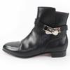 Great HERMES short boots Neo Kelly Buckle Leather black leather Women 36 Used