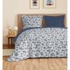 4-piece "Vanessa" Bed Linen Set for 140 X 190 Cm Bed Eloise Blue