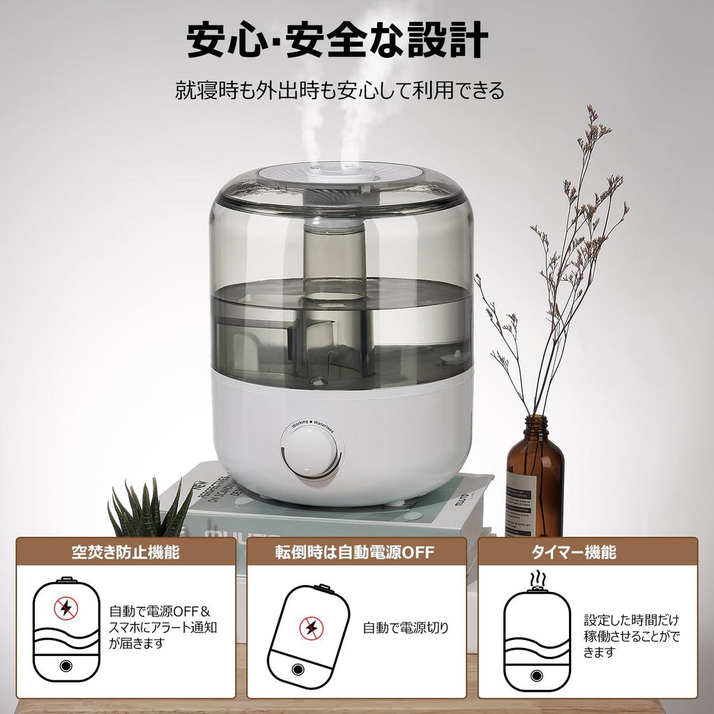 Ultrasonic Small Quiet Model Water Supply from Adoric Dry Humidifier for One Aroma Adjustment of Air Prevention of Dry Energy Saving Water Leak Dry