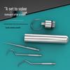 Stainless Steel Toothpick Set: Portable Teeth Cleaning Tool and Tooth Gap Cleaner