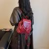 Schoolbag Premium Sense Backpack Women's Travel Light Commuter Backpack 1011 New Summer Polka Dot Fashion College Student School Bag
