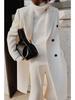2026 Autumn/Winter Women's Double-Breasted Slim Fit Long Sleeve Turn-Down Collar Jacket