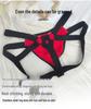 Men's Sexy Double Waistband Low-Rise Cotton Thong with U-Pouch and T-Back Design