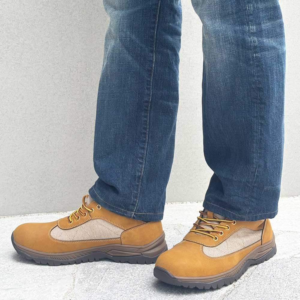 Liberto Edwin Platform Rain Rain Work and Cold Weather Size Men's Boots, Shoes, Boots, Sneakers, Waterproof, Non-Slip, (Yellow, 26.5 cm)