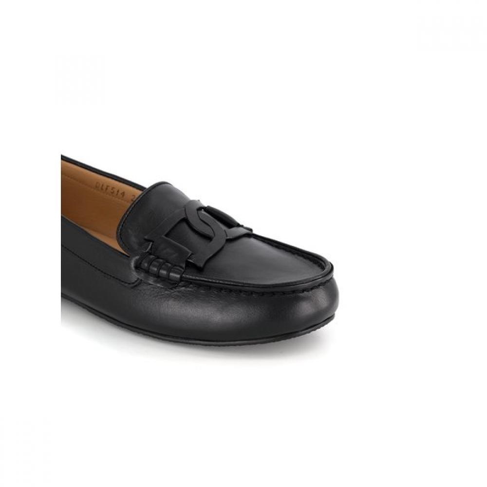 DakS Women S croSS Leather caSual Loafer Dlf514ca10 Black