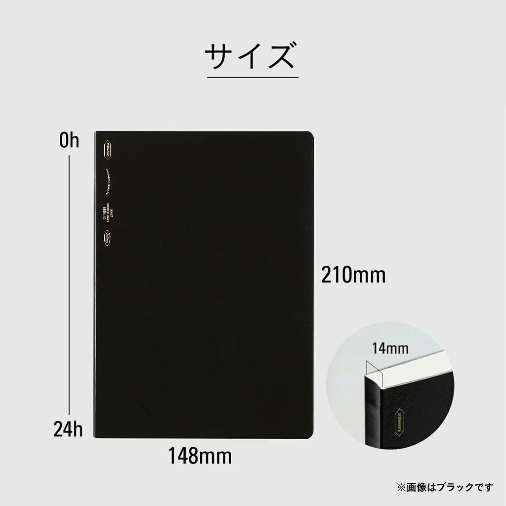 Nitoms STALOGY 365 Days Notebook, A5 Grid, Masaru Suzuki, Kirin Design, Yellow, SS0116