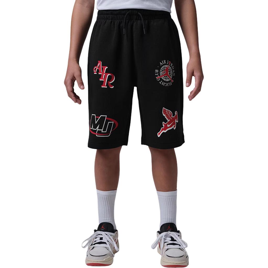 Jordan Comfortable Lace-Up Soft Shorts Kids Shorts IW1454-010