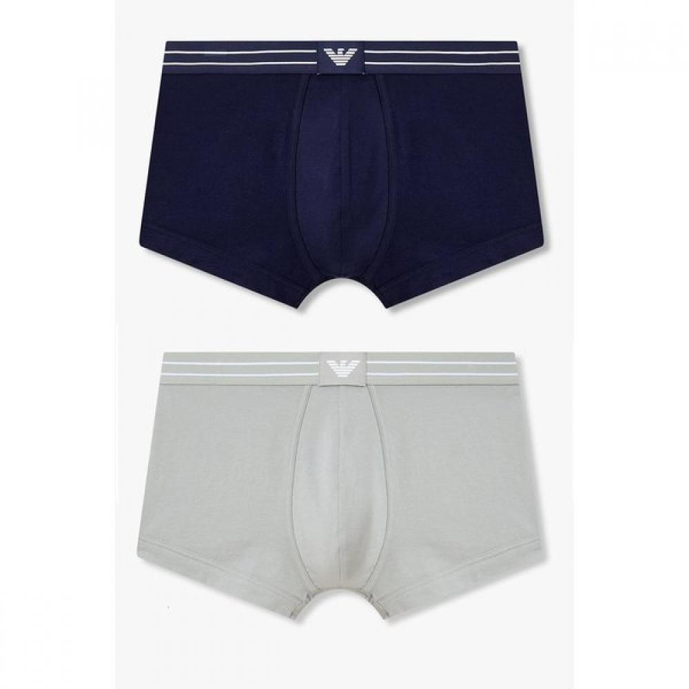 Emporio Armani Men S Stripe Banding Cotton drawerS 2 typeS Set  0816112050 0816 S(95)