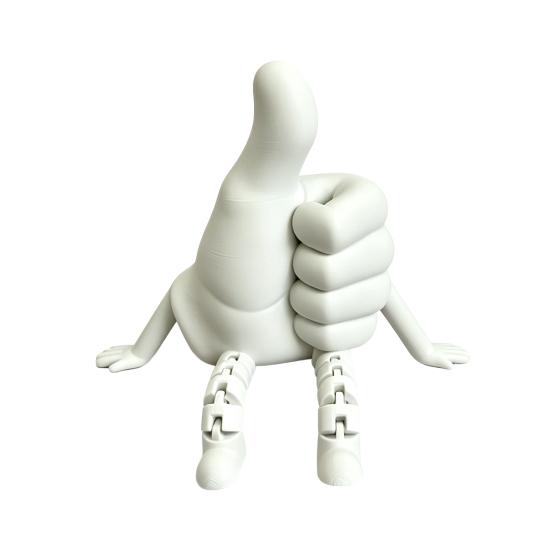 Desktop Ornament, 3D Printing One-Piece Molding with Smooth Surface, Movable Joints Adjustable Posture Figure for Healing Gift Home Decor