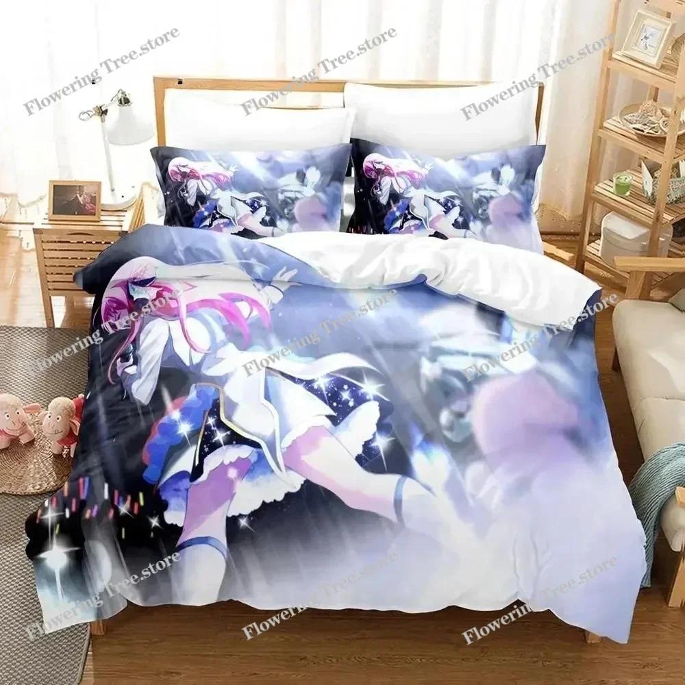 Zombie Land Saga Bedding Set Single Twin Full Queen King Size Bed Set Adult Kid Bedroom Duvetcover Sets 3D Print bed sheet set02