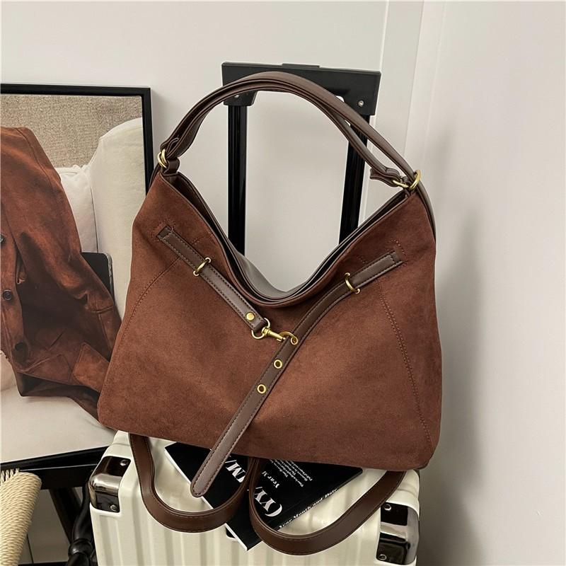 2025 New Suede Tote Bag for Women, Large Capacity Fashion Shoulder Bag, Versatile Casual & Work Bag
