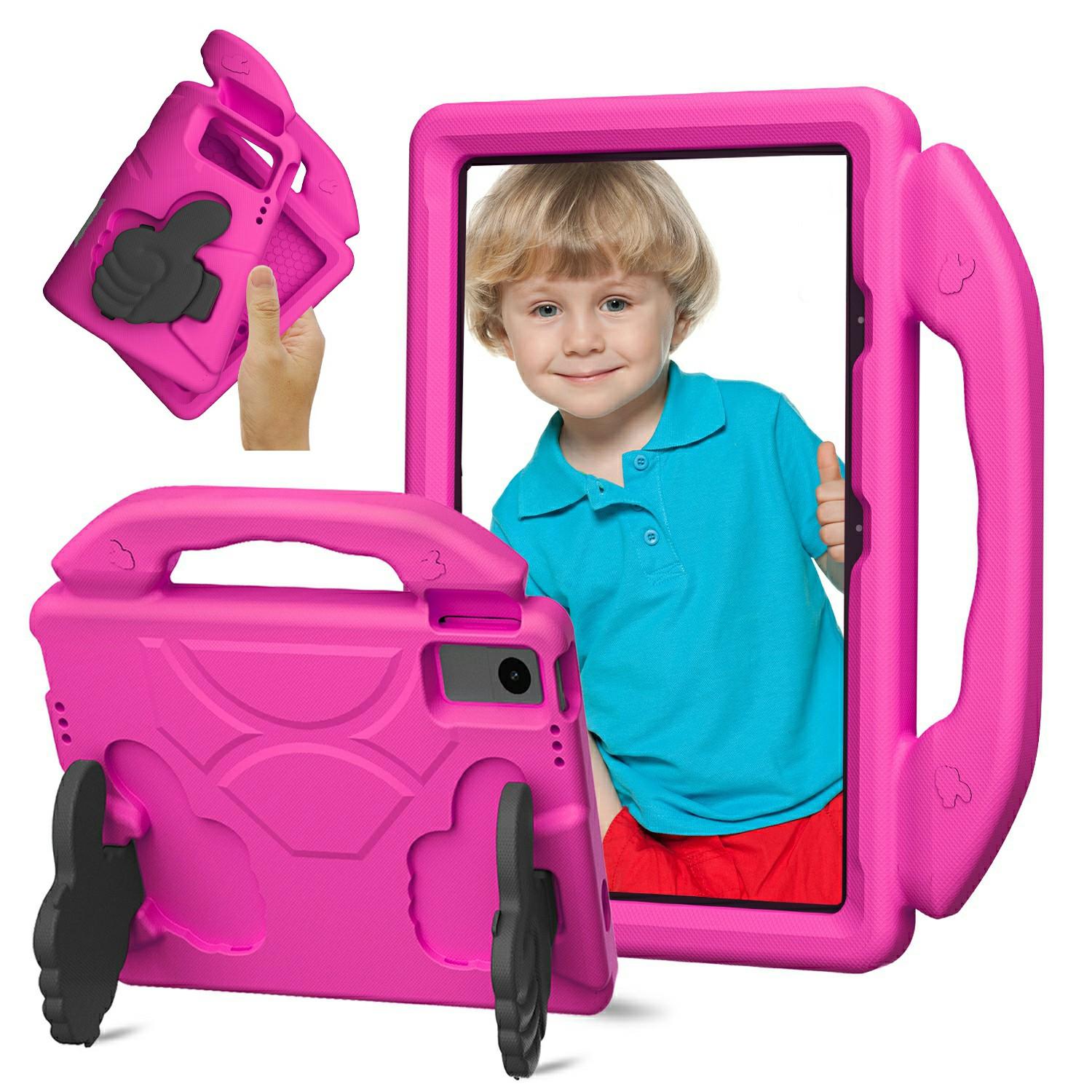 

Ультрам який чохол EVA для Lenovo Tab M10 Plus (3-й ген)/Tab M10 5G/K10 Pro/Xiaomi Redmi Pad Чохол-підставка для планшета з великим пальцем Rose