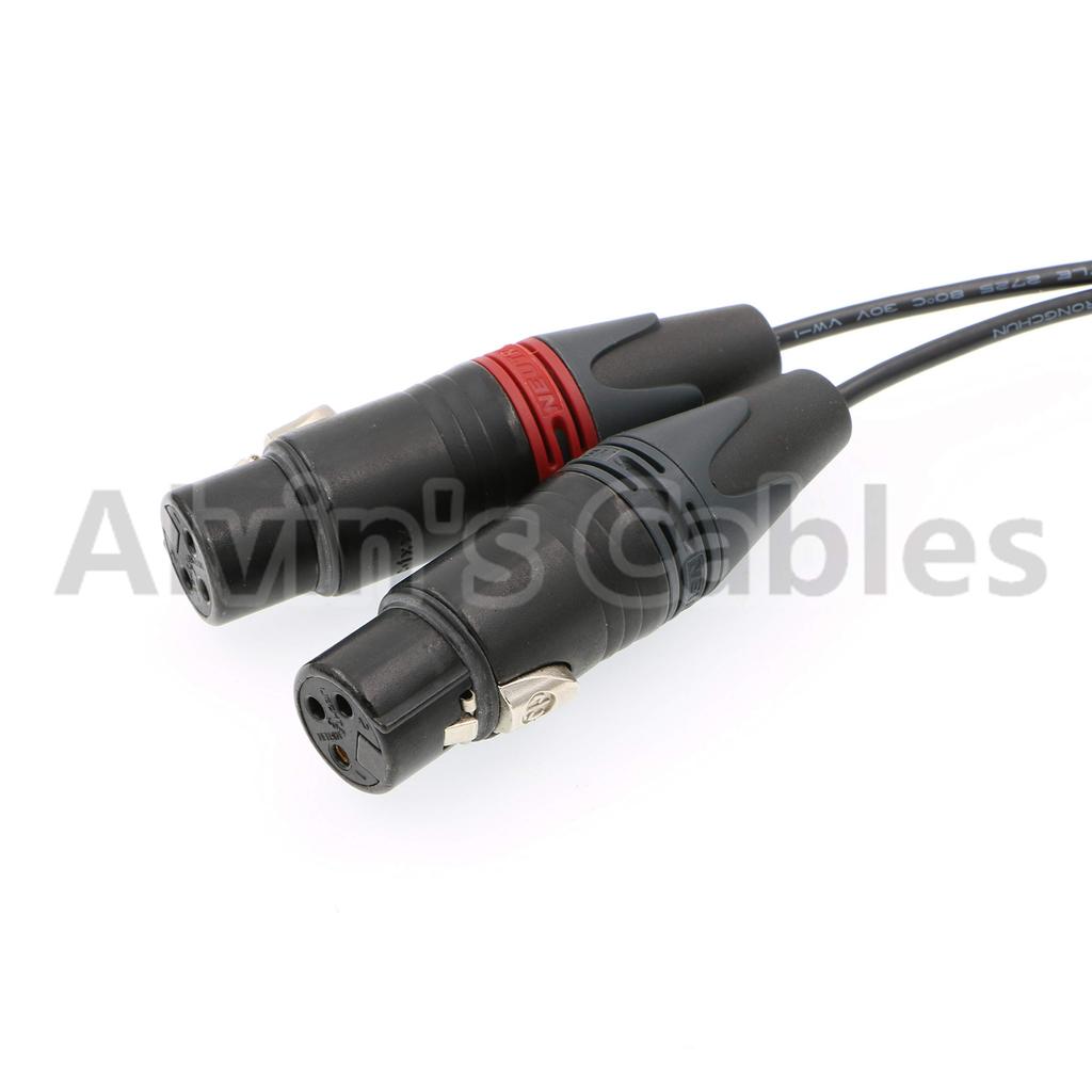 Cables Z CAM E2 to Dual XLR audio input straight to male splitter audio input Alvin's 5-pin 3-pin (female) cable, 5-pin cable, compatible.