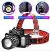 Rechargeable Usb Headlamp Super Bright Head Lamp Motion Sensor Headlight 5 Lighting Modes Zoomable Head Lights Forehead Light