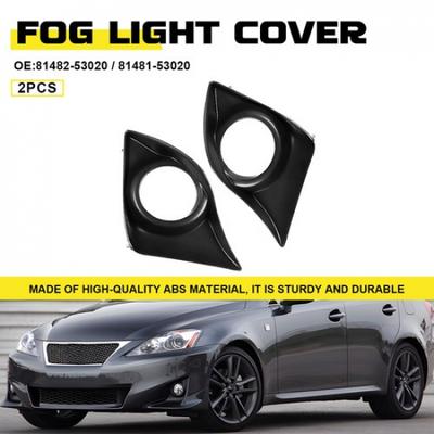 LH&RH Front Fog Light Lamp Black Cover Bezel For Lexus IS250 IS350 2011-2013